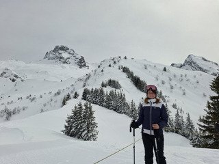 Neige fra&icirc;che et bonne humeur