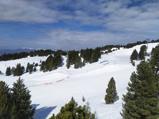 visite snowpark Chamrousse, il claque