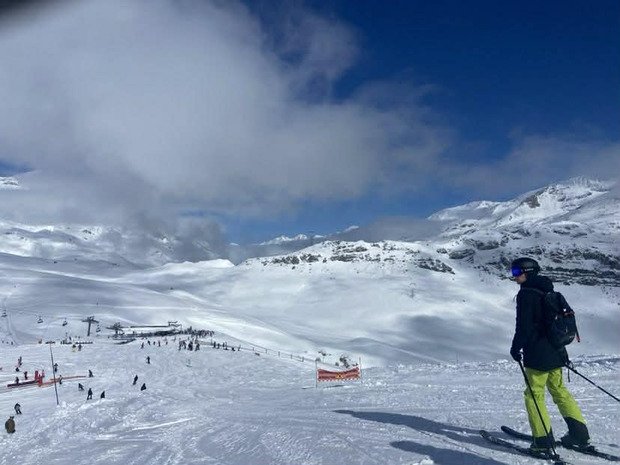 15cm de poudreuse a Val d'Is&egrave;re 😎