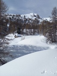 Poudre, vent et solitude au Mont Guillaume 😊