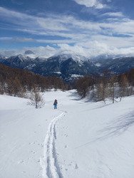 Poudre, vent et solitude au Mont Guillaume 😊