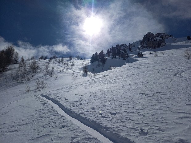 Poudre, vent et solitude au Mont Guillaume 😊