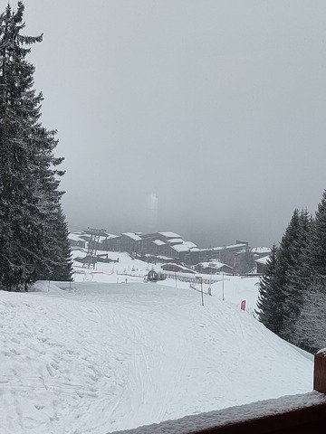 Les arcs bouch&eacute; et neige en cours 