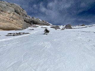 Une belle avalanche de lourde sur Chamechaude&hellip; 
