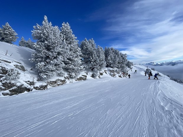 De la neige fra&icirc;che et du froid: de belles conditions !
