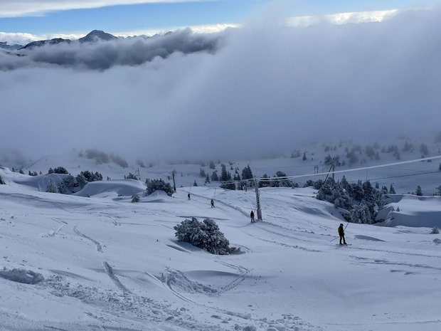 De la neige fra&icirc;che et du froid: de belles conditions !