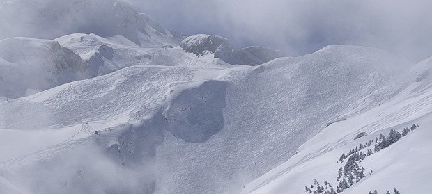 Poudreuse puis brouillard 