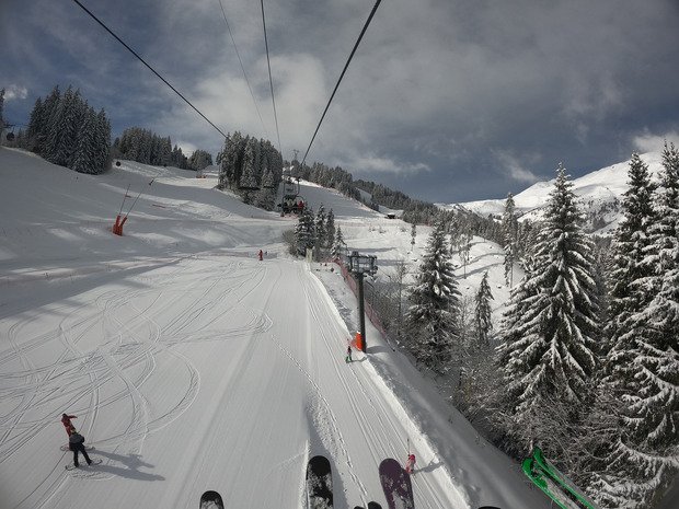 Grosse neige pour gros cuissaux