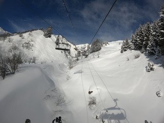 Grosse neige pour gros cuissaux