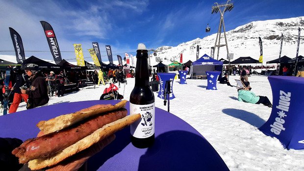 Pistes, et saucisse ski test, tout formidable !