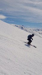 Pistes, et saucisse ski test, tout formidable !
