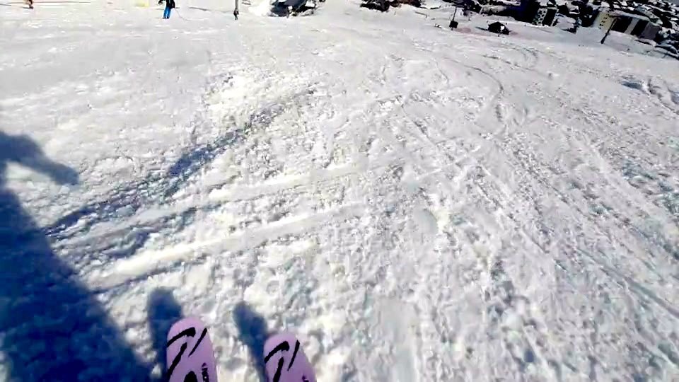 Pistes, et saucisse ski test, tout formidable !