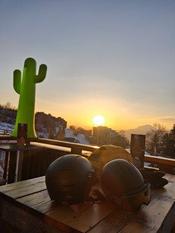 Printemps, carving et sunset bar 