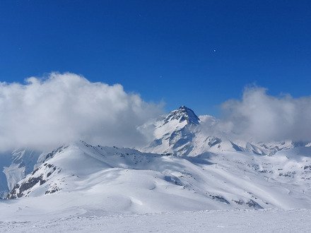 On a promen&eacute; les skis ⛷️⛷️
