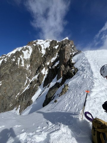 Aiguille du belv&eacute;d&egrave;re Face N