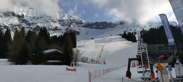Une petite couche de fra&icirc;che bien agr&eacute;able (surtout sur piste)