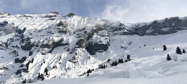 Une petite couche de fra&icirc;che bien agr&eacute;able (surtout sur piste)