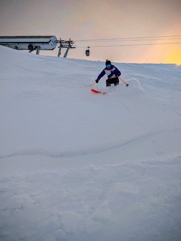 Une petite couche de neige fra&icirc;che.