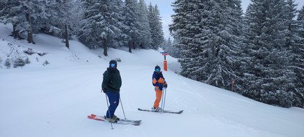 "&Ccedil;a va se d&eacute;gager, je le sens !" Une vraie journ&eacute;e d'hiver, top! 