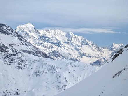 Petit coeur avec les skis