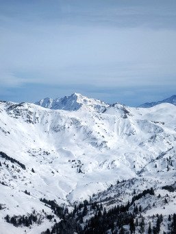 Petit coeur avec les skis