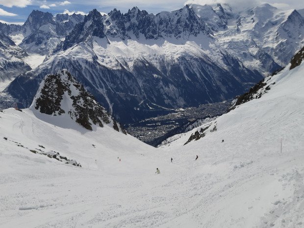 Pistes au top &agrave; Brevent-Fl&eacute;g&egrave;re