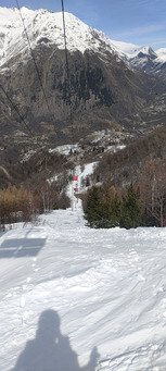 Ambiance printani&egrave;re (jusque vers 15h) mais neige hivernale