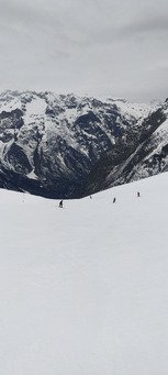 Ambiance printani&egrave;re (jusque vers 15h) mais neige hivernale