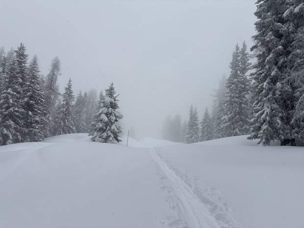 Neige incroyable pour une fin Mars