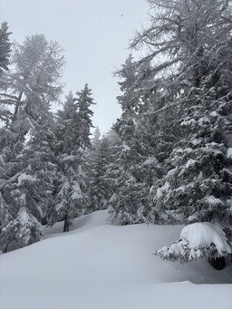 Neige incroyable pour une fin Mars