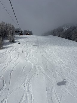Neige incroyable pour une fin Mars