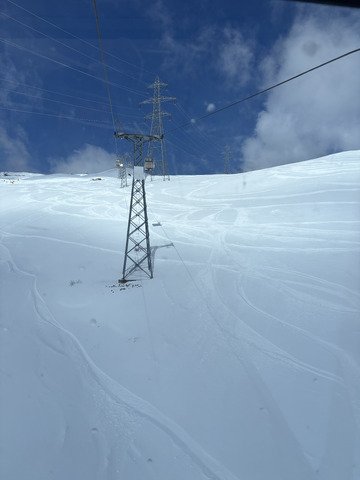 Neige incroyable pour une fin Mars