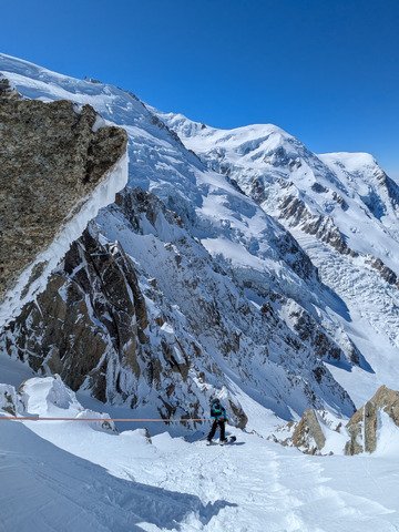 Rep&eacute;rages, vall&eacute;e blanche, glacier des p&eacute;riades 