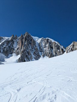 Rep&eacute;rages, vall&eacute;e blanche, glacier des p&eacute;riades 