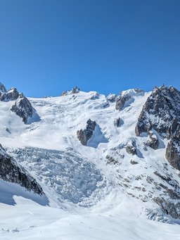 Rep&eacute;rages, vall&eacute;e blanche, glacier des p&eacute;riades 
