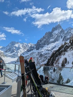 Rep&eacute;rages, vall&eacute;e blanche, glacier des p&eacute;riades 