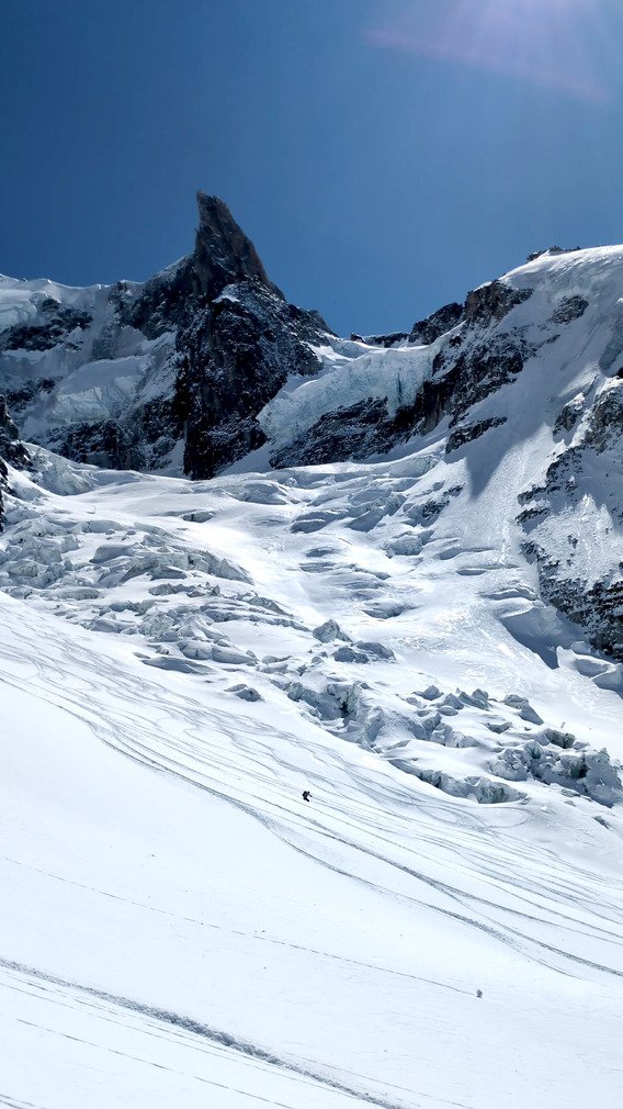Rep&eacute;rages, vall&eacute;e blanche, glacier des p&eacute;riades 