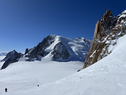 Ski balade sur la Vall&eacute;e Blanche