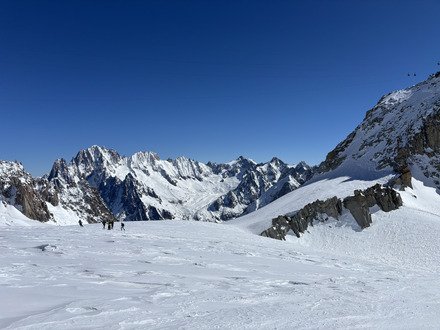 Ski balade sur la Vall&eacute;e Blanche