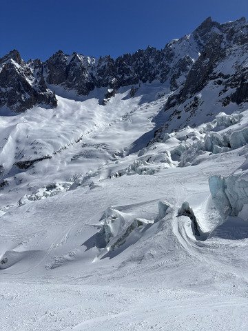 Ski balade sur la Vall&eacute;e Blanche