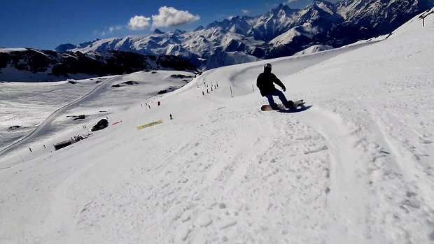 En altitude &agrave; 3000, la glisse bonheur !