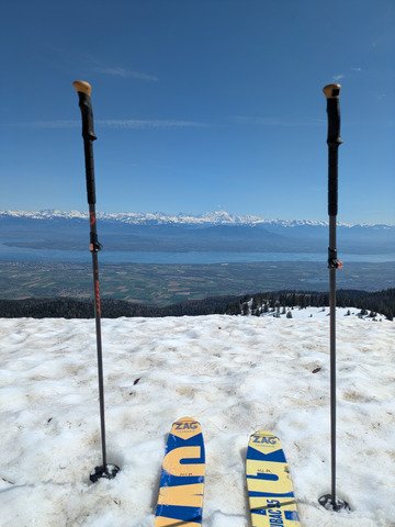 ski de printemps vue sur L&eacute;man ? 
