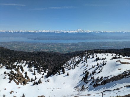 ski de printemps vue sur L&eacute;man ? 