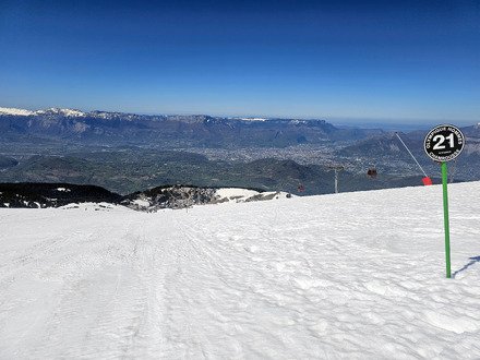 Chamrousse : session ski d'avril