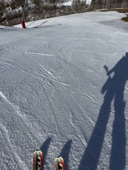 Les Menuires sous le grand ciel bleu