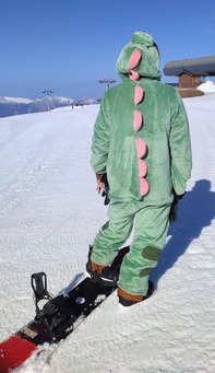 Un dinosaure, des potes et une super journ&eacute;e en Terre Inconnue :) 