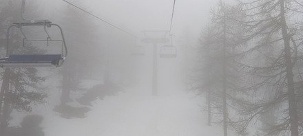 Une m&eacute;t&eacute;o peu engageante, mais du bon ski