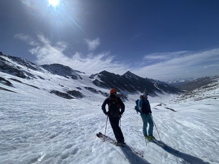 Wk dans le Queyras sous tout les temps et toutes les neiges 