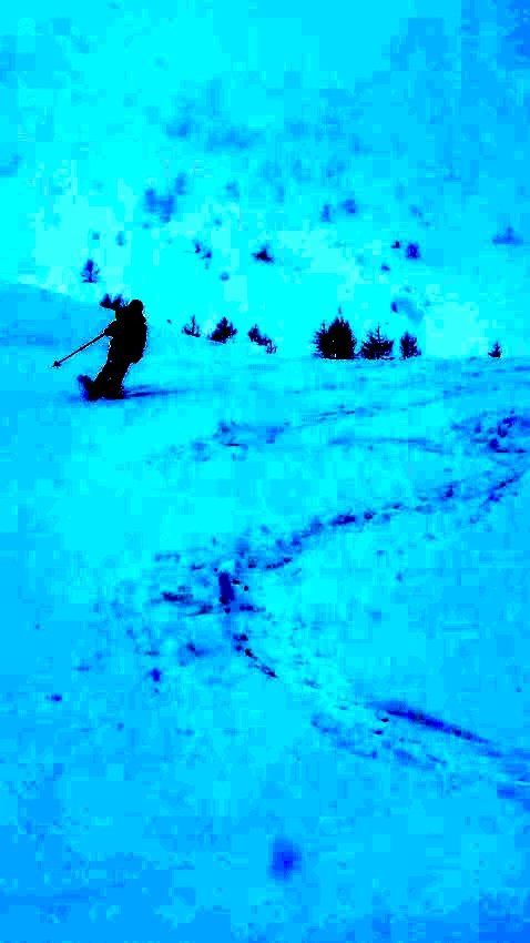 Wk dans le Queyras sous tout les temps et toutes les neiges 