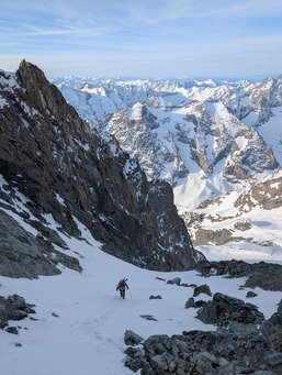 Visite &agrave; l'ex-plus haut sommet des Alpes fran&ccedil;aises